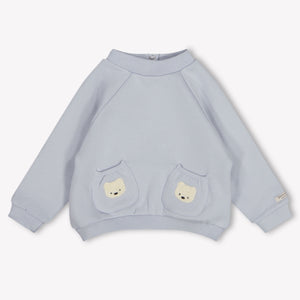 Donsje Amsterdam Foppe Baby Jongens Trui In Licht Blauw
