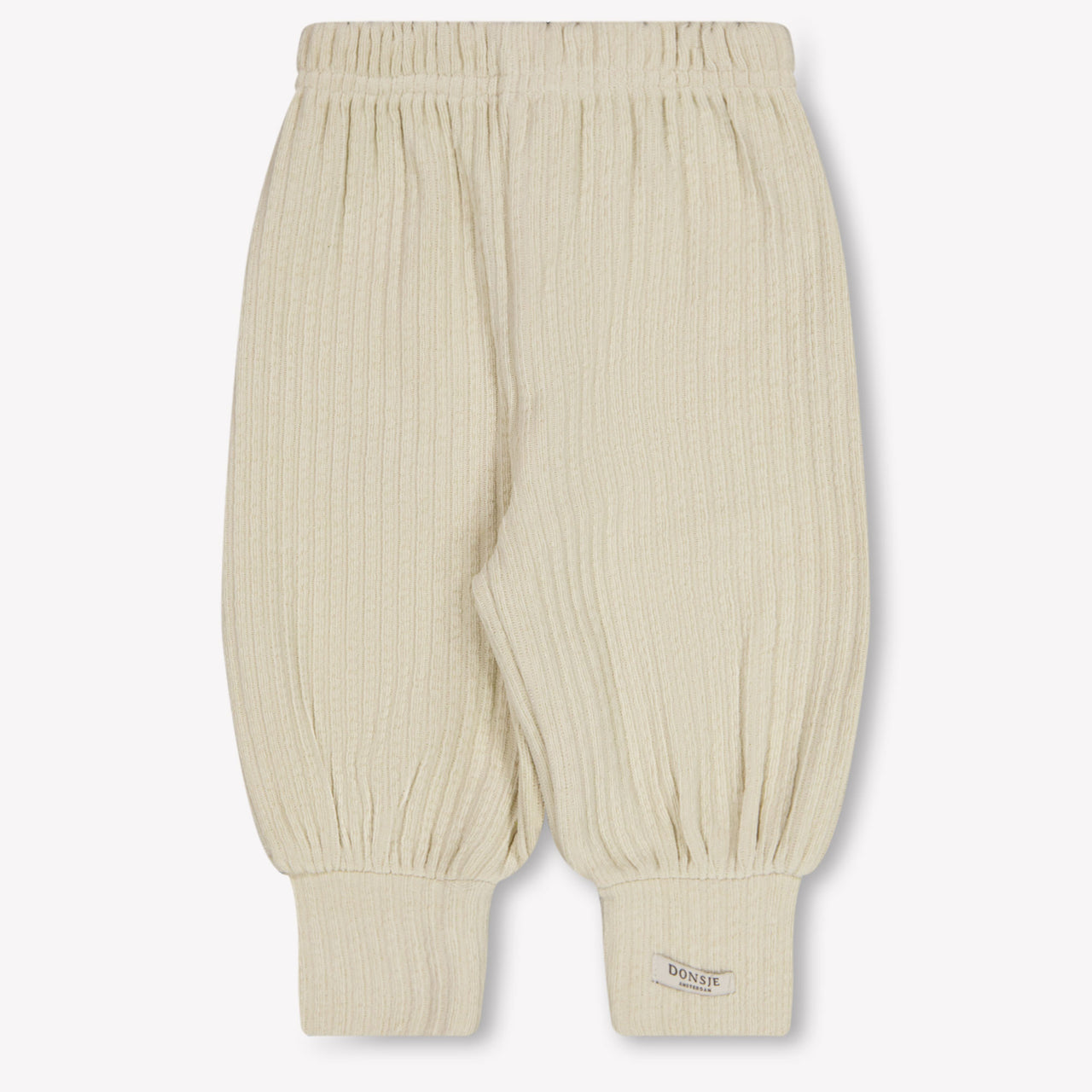 Donsje Amsterdam Yippee Baby Girls Pants In Light Beige