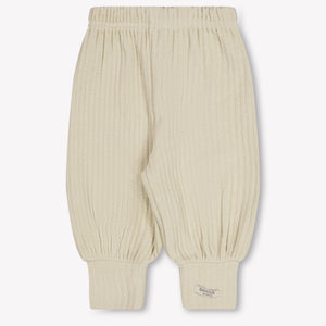 Donsje Amsterdam Yippee Baby Girls Pants In Light Beige