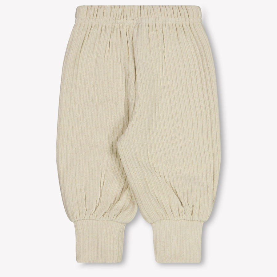 Donsje Amsterdam Yippee Baby Girls Pants In Light Beige