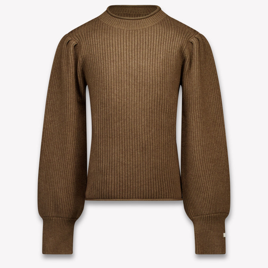 Donsje Amsterdam Girls Sweater in Brown