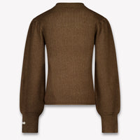 Donsje Amsterdam Girls Sweater in Brown