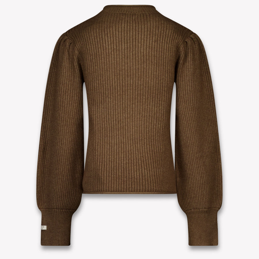 Donsje Amsterdam Girls Sweater in Brown