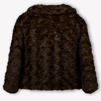Donsje Amsterdam Kinder Meisjes Faux Fur Jassen In Bruin