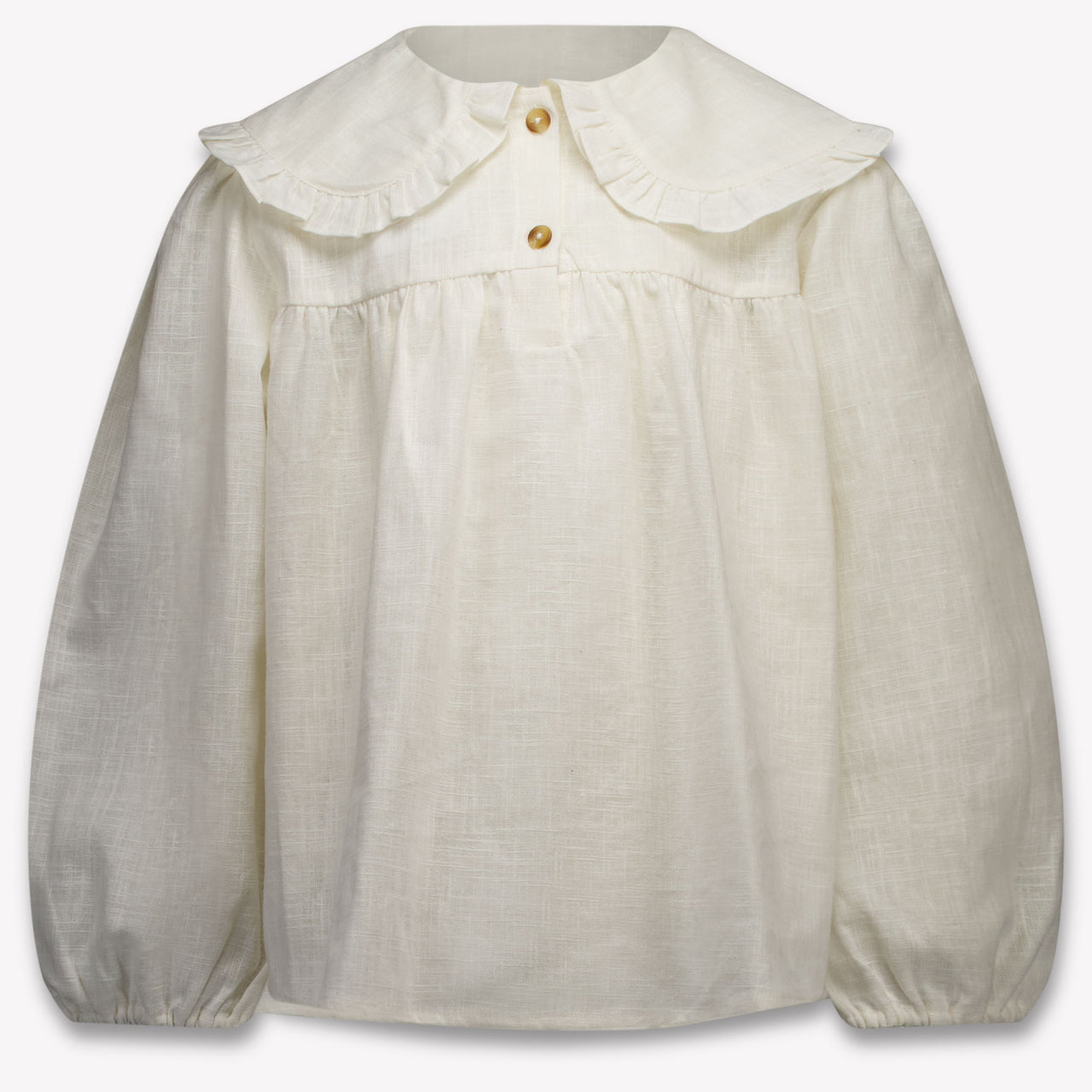 Donsje Amsterdam Kids Girls Blouse In OffWhite