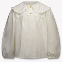 Donsje Amsterdam Kids Girls Blouse In OffWhite