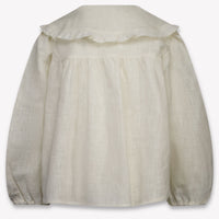 Donsje Amsterdam Kids Girls Blouse In OffWhite