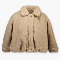 Donsje Amsterdam Kids Girls Jackets In Light Beige