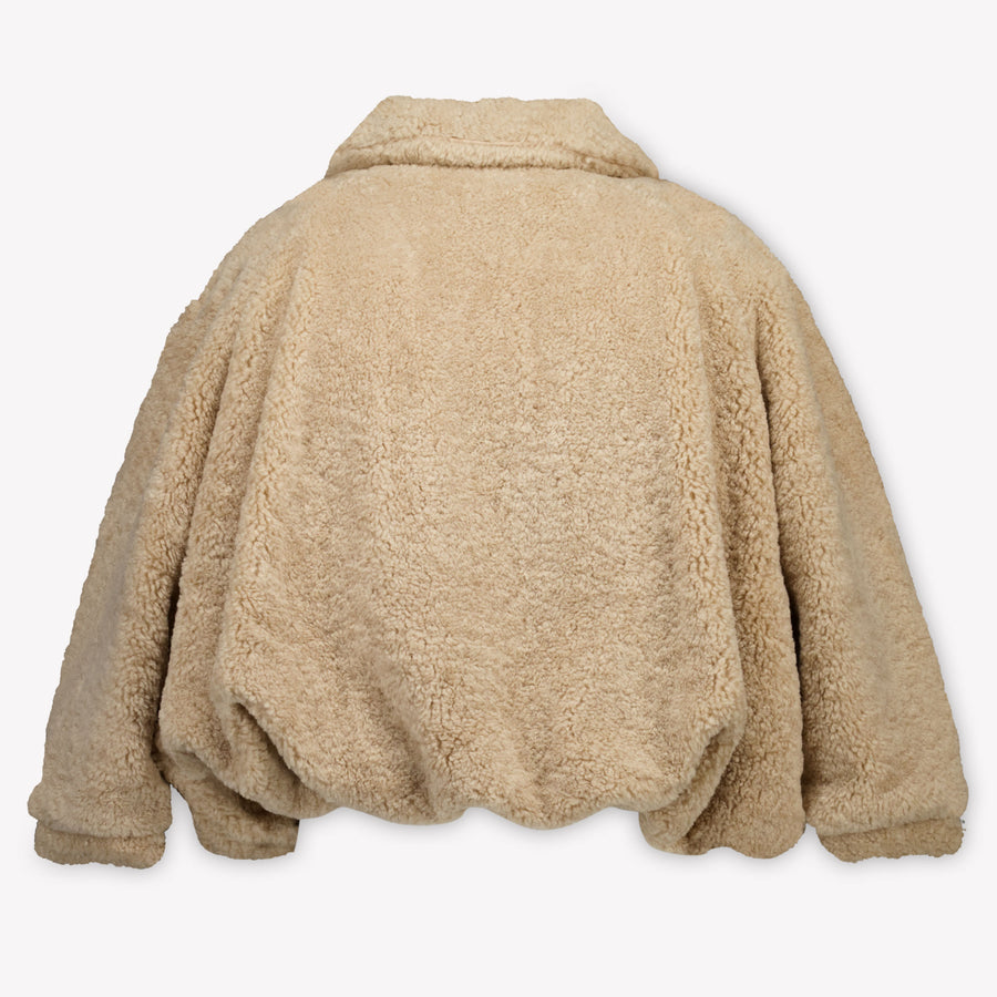 Donsje Amsterdam Kids Girls Jackets In Light Beige