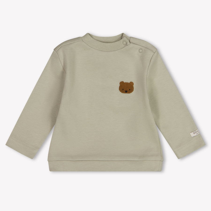 Donsje Amsterdam Jorijn Baby Jongens T-Shirt In Licht Groen