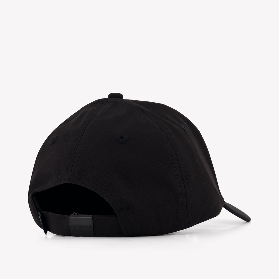 Airforce Kids Boys Cap In Black