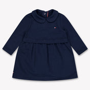 Tommy Hilfiger Baby Meisjes Jurk In Navy