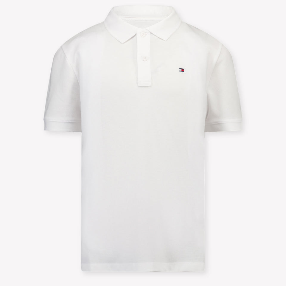Tommy Hilfiger Kinder Jongens Polo In Wit