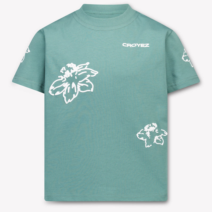 Croyez Kids Boys T-Shirt In Green