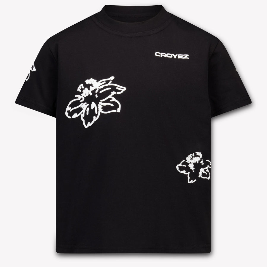 Croyez Kids Boys T-Shirt In Black