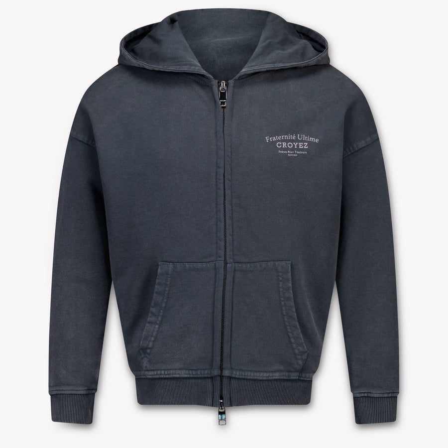 Croyez Boys Cardigan in Anthracite