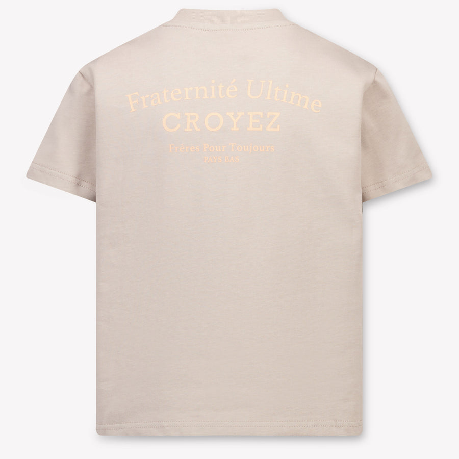Croyez Kinder Jongens T-Shirt In Beige