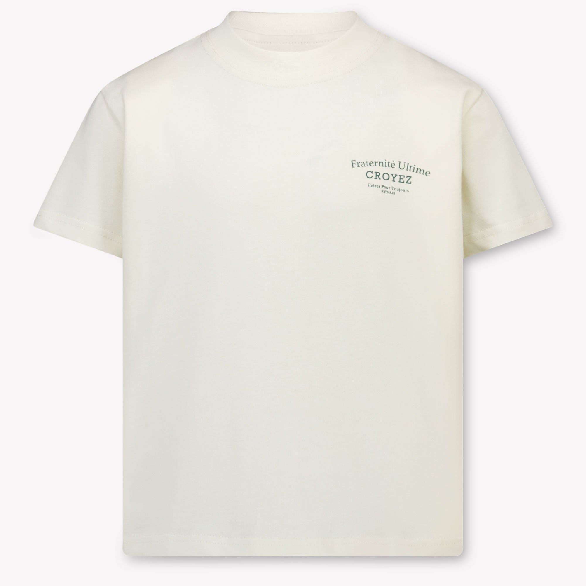 Croyez Kinder Jongens T-Shirt In Off White