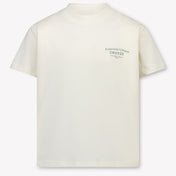 Croyez Kinder Jongens T-Shirt In Off White