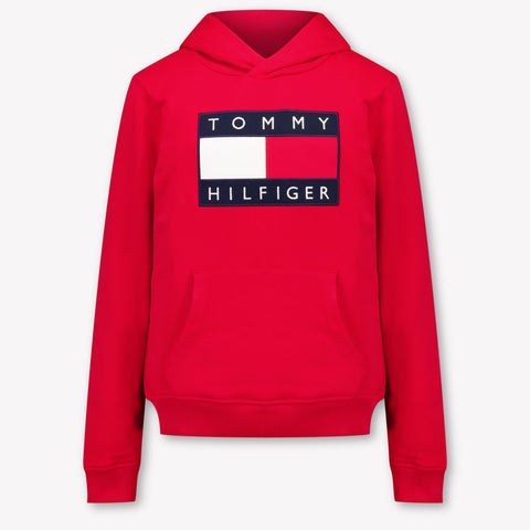 Tommy Hilfiger Kids Unisex Sweater in Red