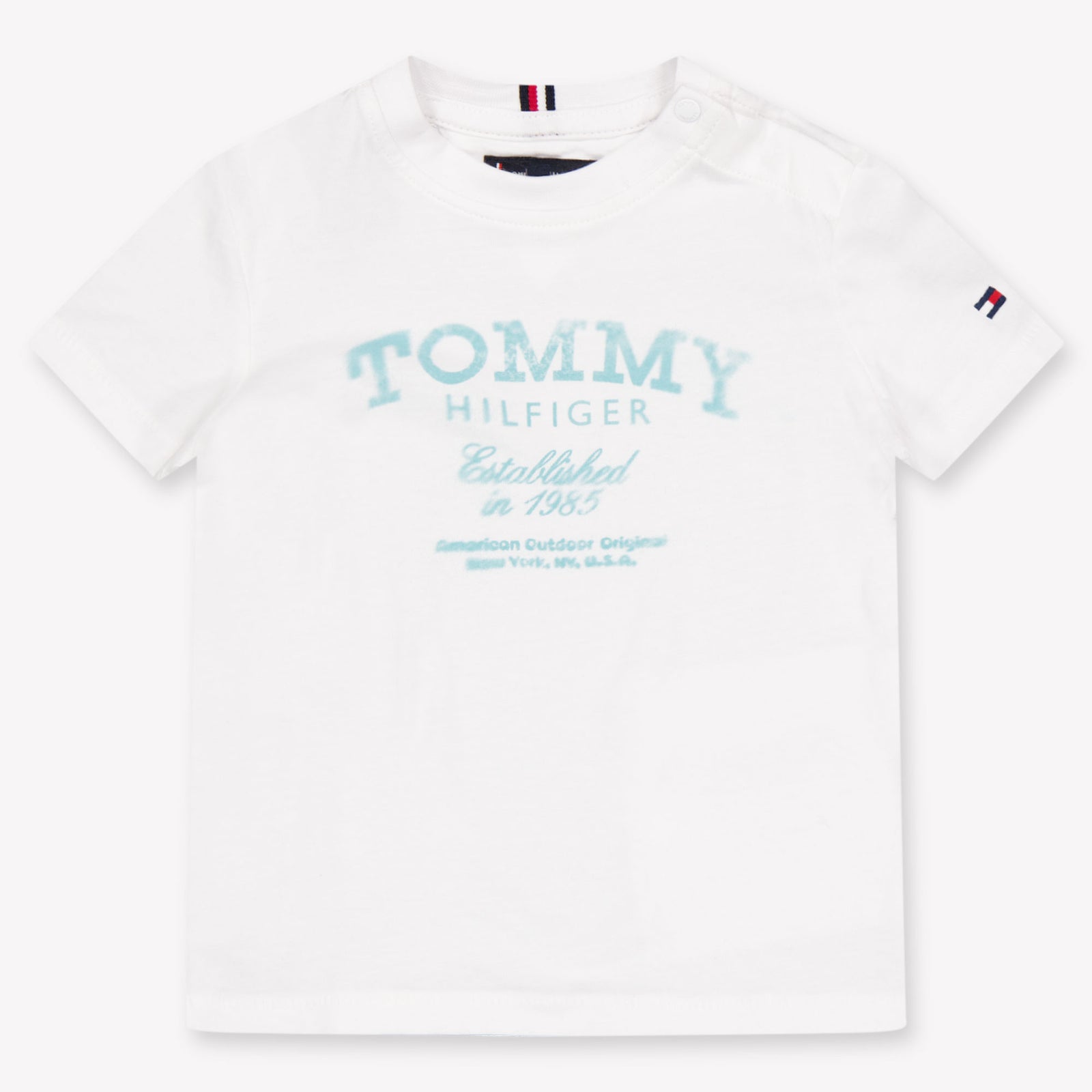 Tommy Hilfiger Baby Jongens T-Shirt In Wit