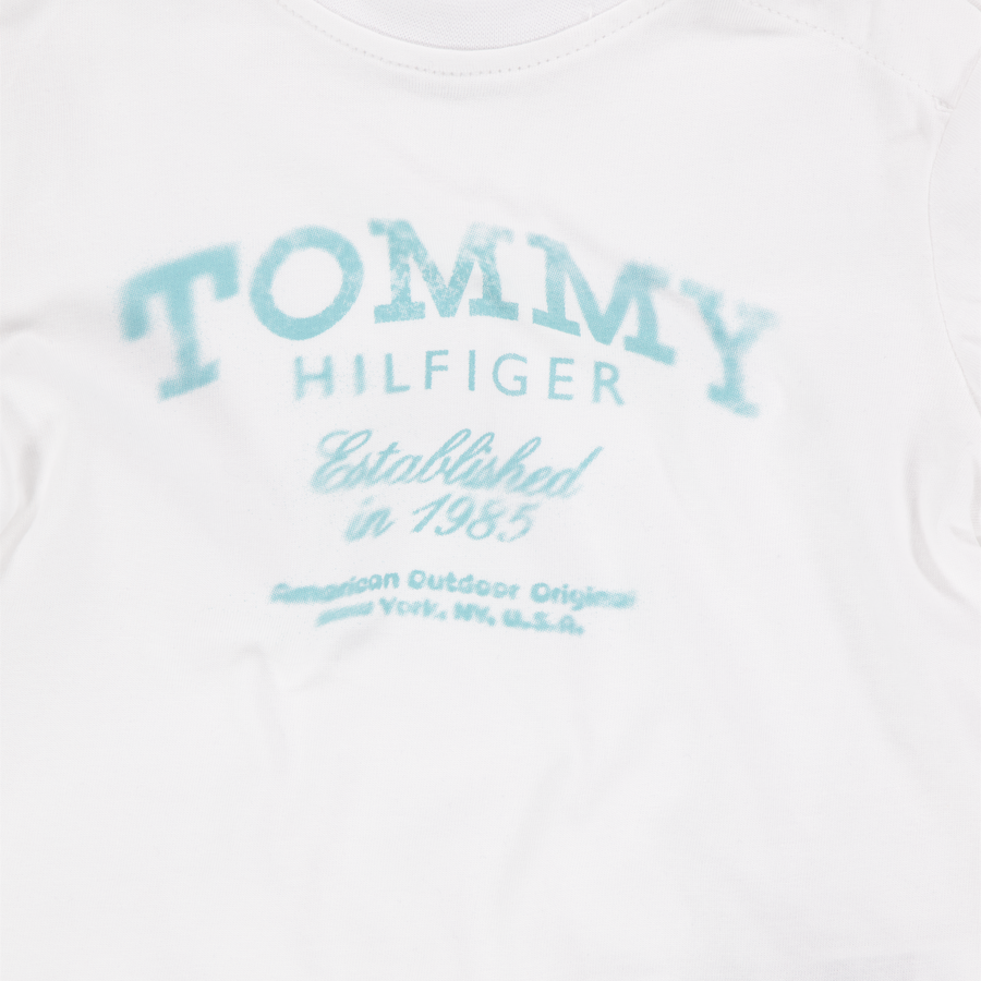 Tommy Hilfiger Baby Jongens T-Shirt In Wit