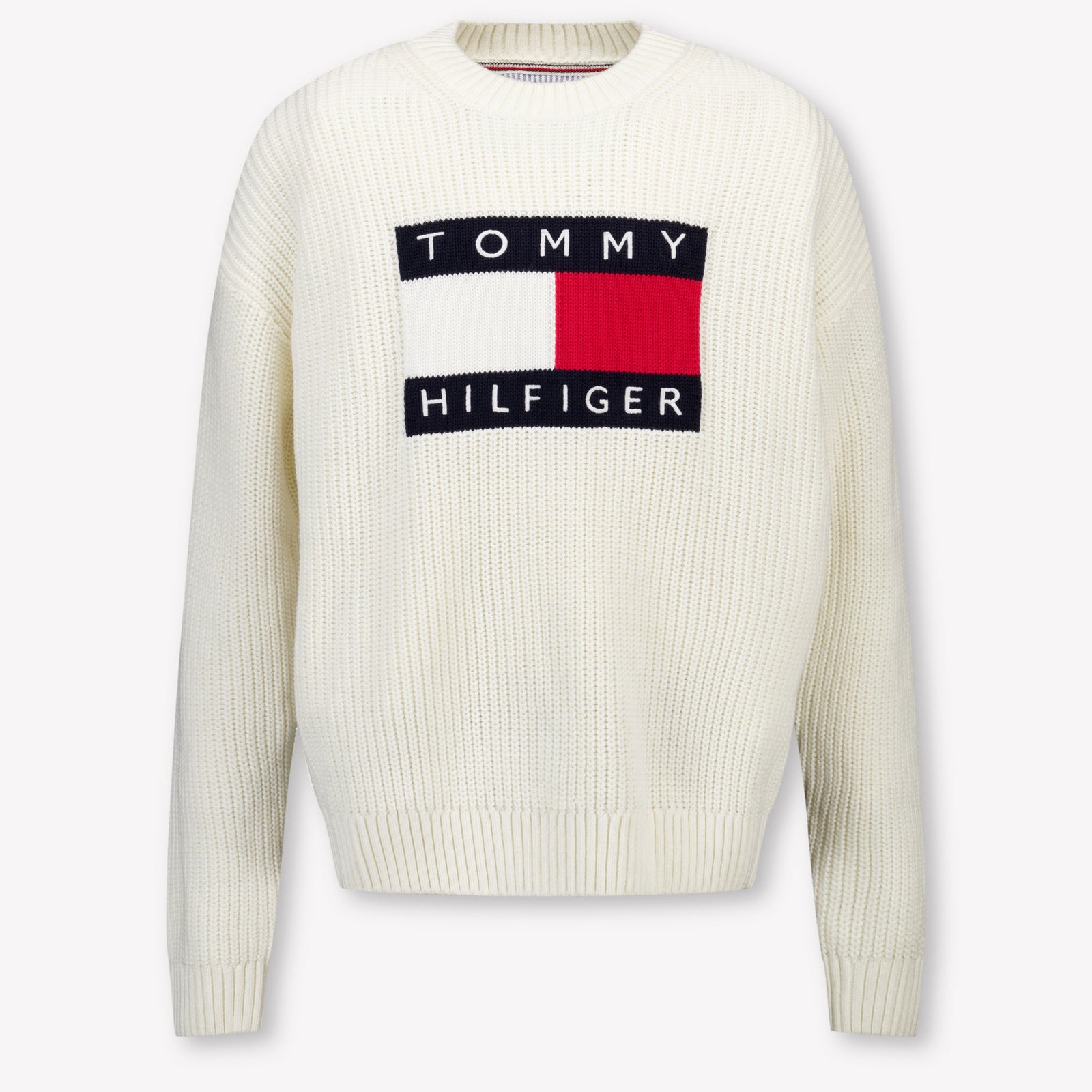 Tommy Hilfiger Kinder Jongens Trui In Off White