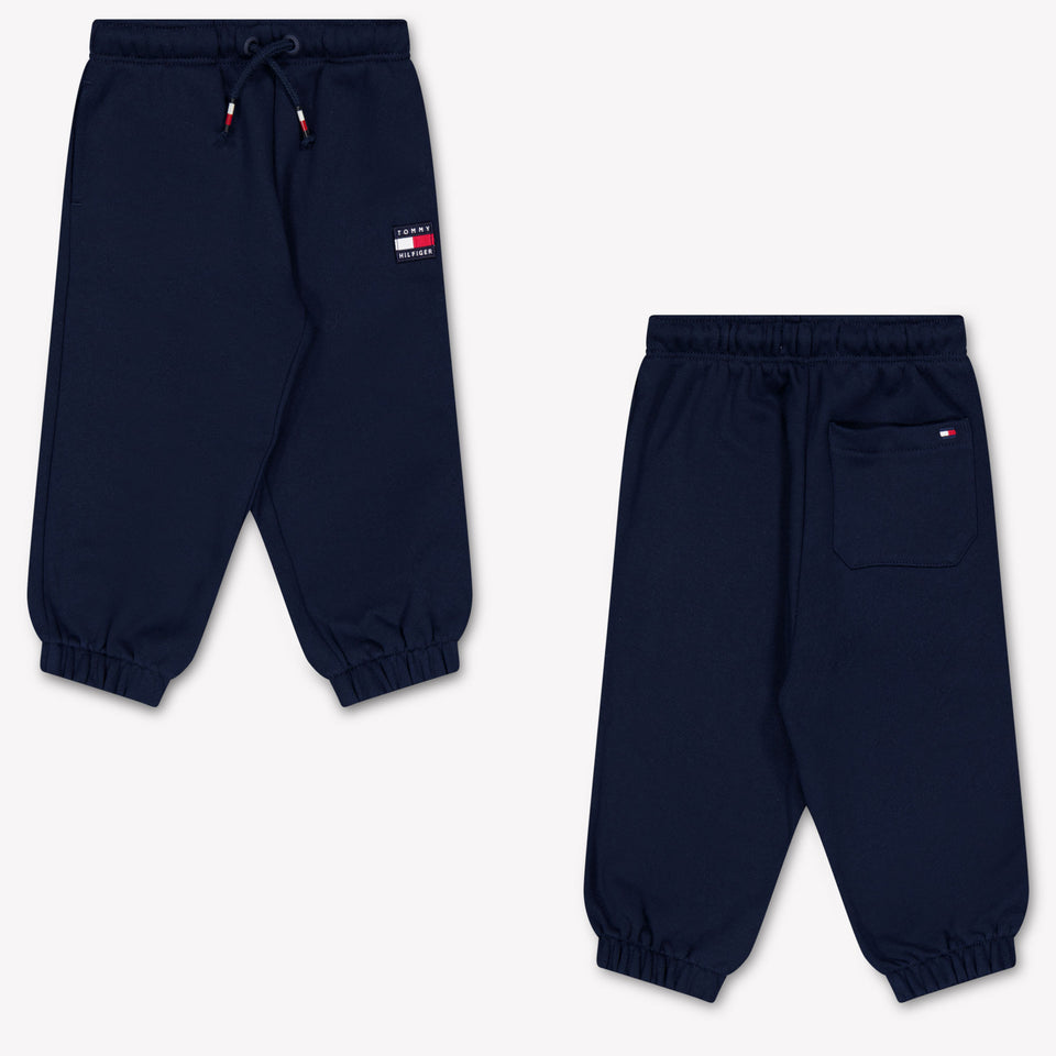 Tommy Hilfiger Baby Unisex Broek In Navy