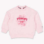 Tommy Hilfiger Baby Meisjes Trui In Licht Roze