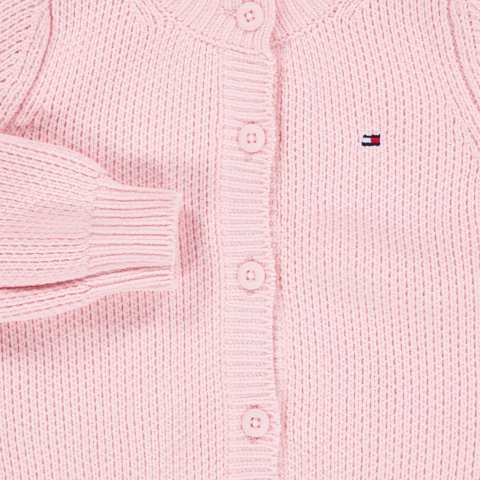 Tommy Hilfiger Baby Meisjes Vest In Licht Roze