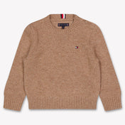 Tommy Hilfiger Baby Jongens Trui In Camel