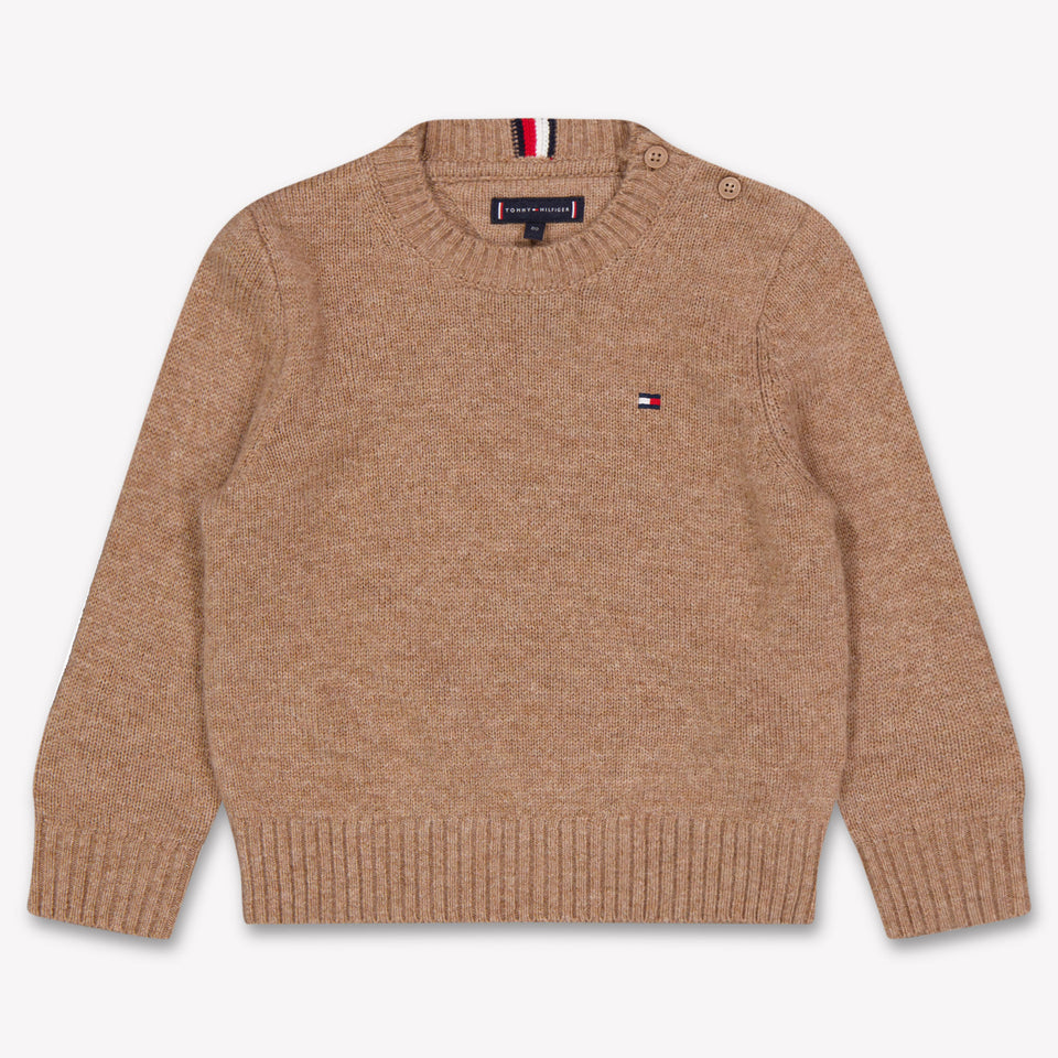 Tommy Hilfiger Baby Jongens Trui In Camel