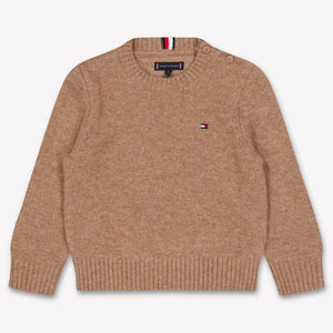 Tommy Hilfiger Baby Jongens Trui In Camel