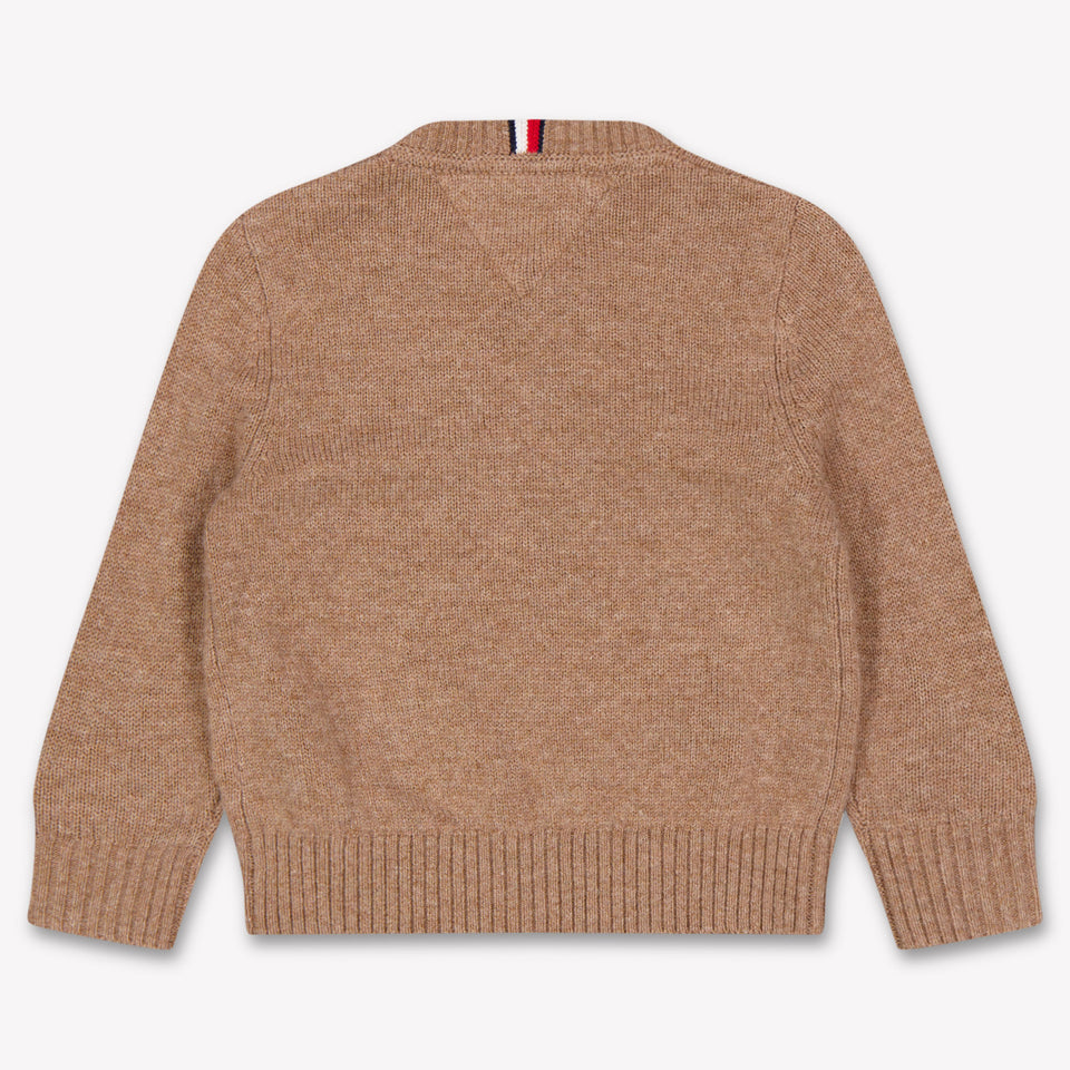Tommy Hilfiger Baby Jongens Trui In Camel
