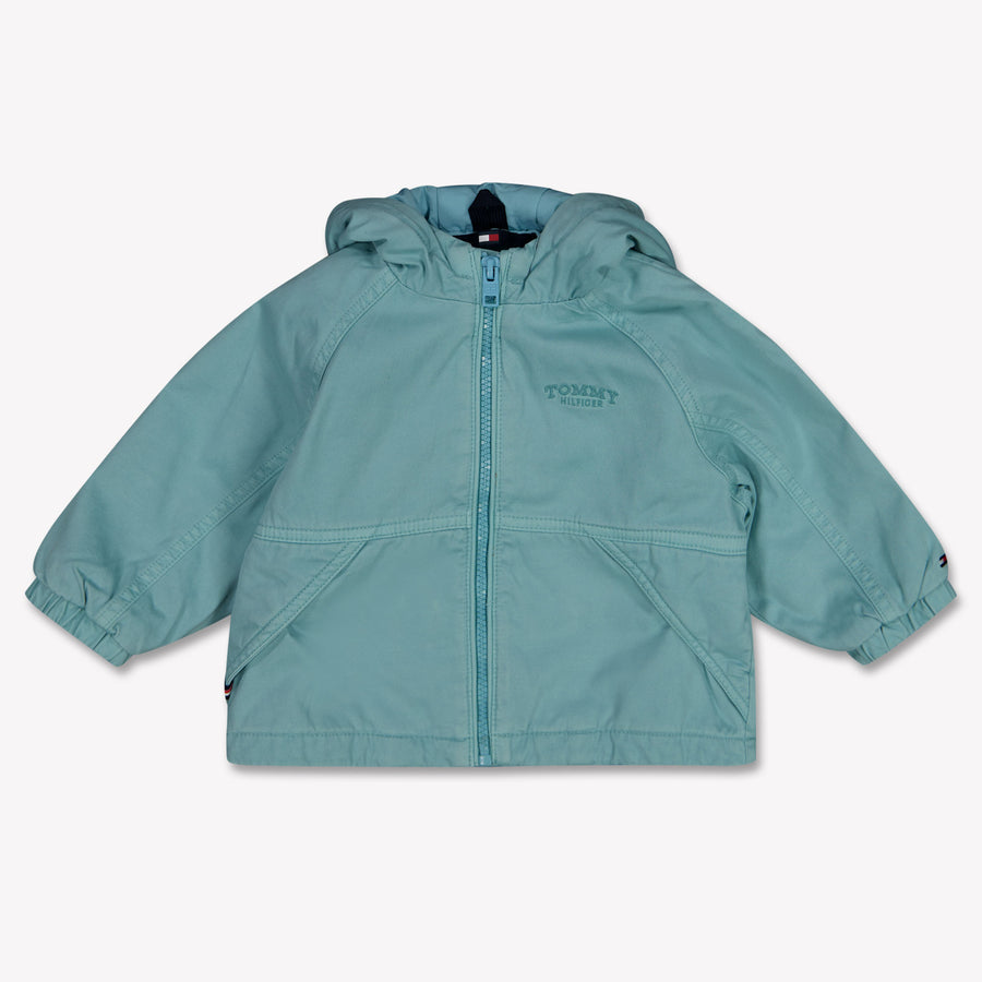 Tommy Hilfiger Baby Unisex In-between jacket in turquoise