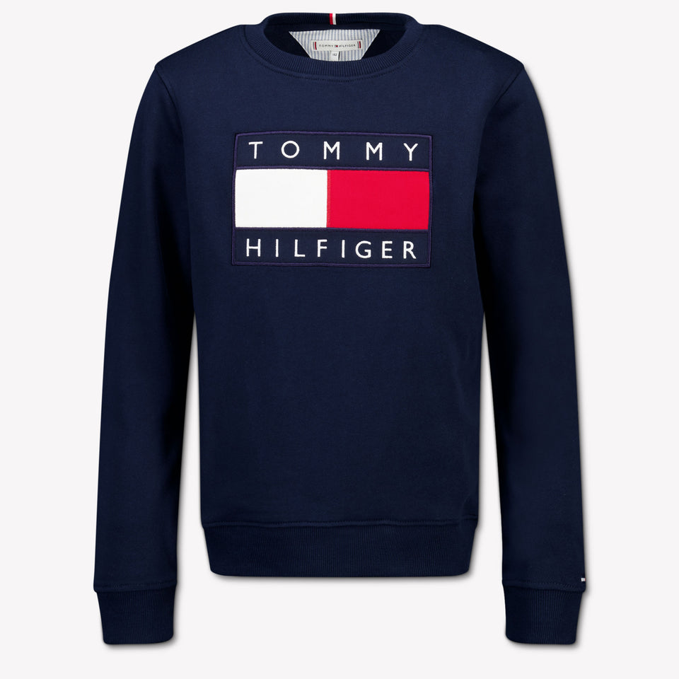 Tommy Hilfiger Kinder Unisex Trui In Navy