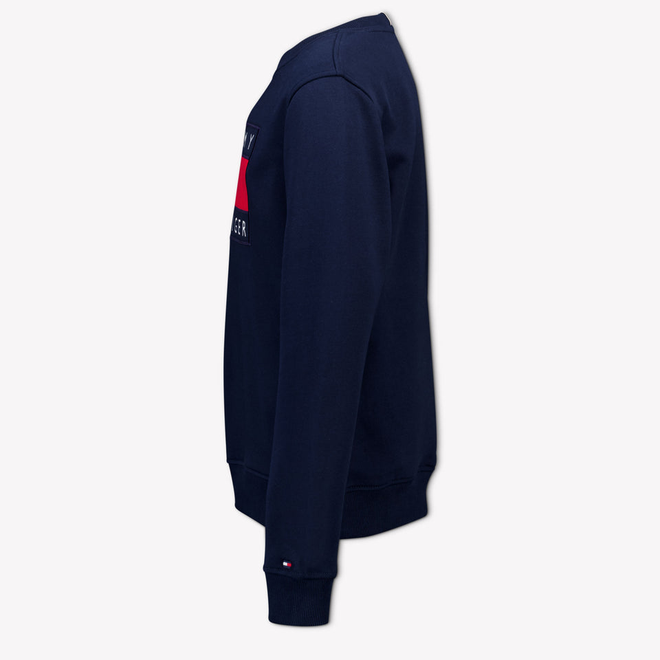 Tommy Hilfiger Kinder Unisex Trui In Navy
