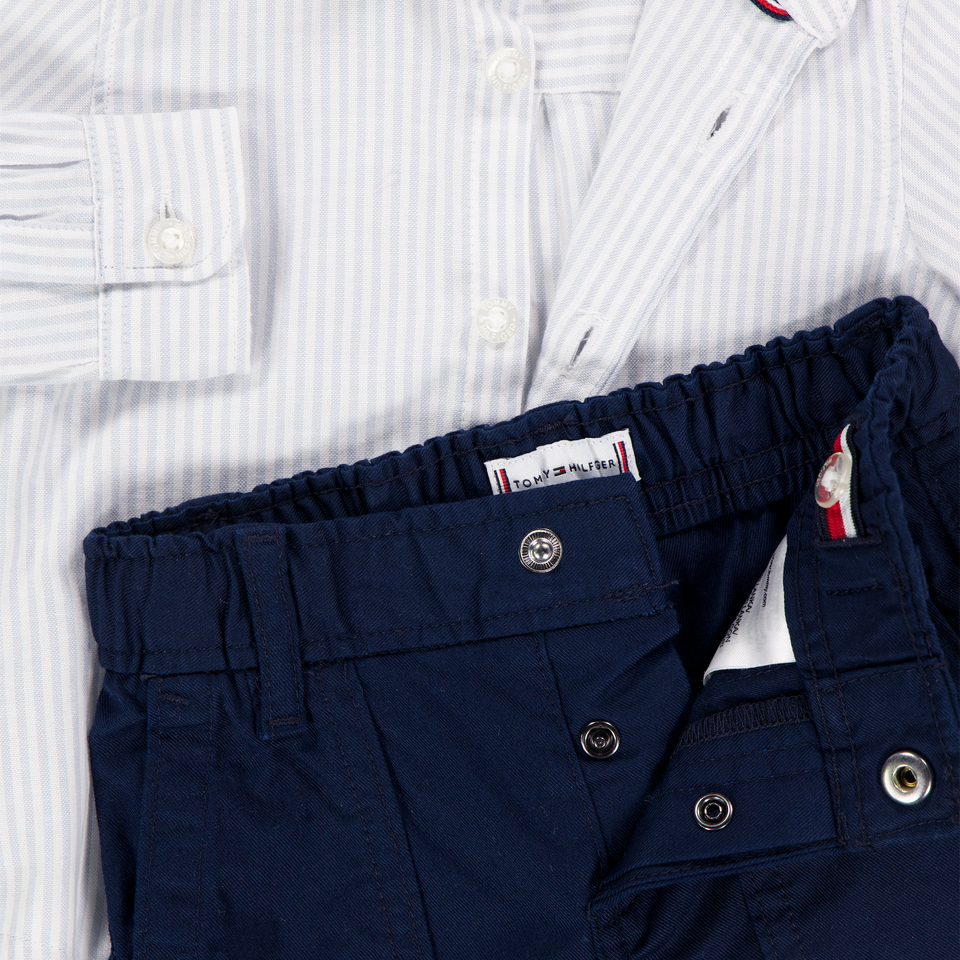 Tommy Hilfiger Baby Jongens Setje In Navy