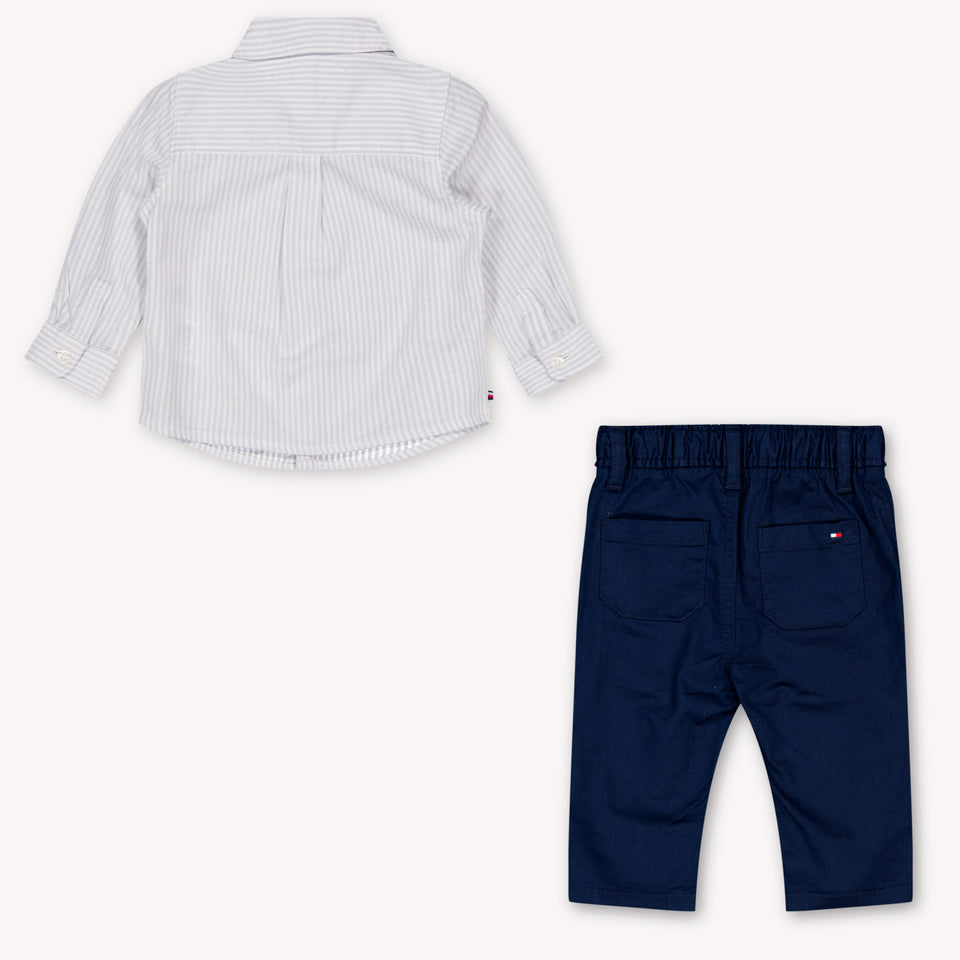 Tommy Hilfiger Baby Jongens Setje In Navy