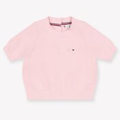 Tommy Hilfiger Baby Meisjes Trui In Licht Roze