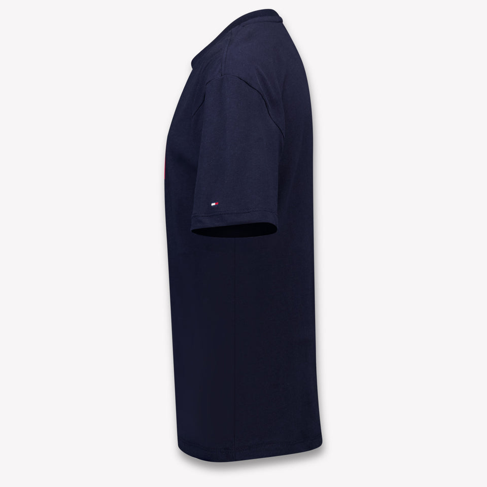 Tommy Hilfiger Kinder Jongens T-Shirt In Navy