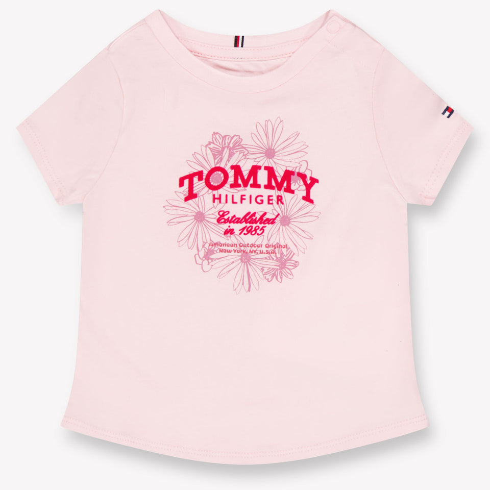 Tommy Hilfiger Baby Girls T-shirt in Light Pink