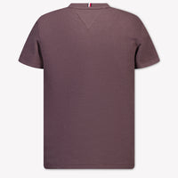 Tommy Hilfiger Kinder Jongens T-Shirt In Bruin