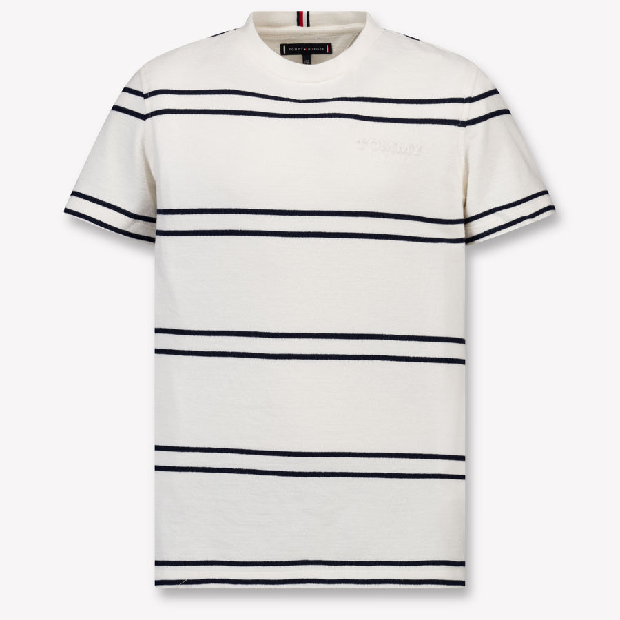 Tommy Hilfiger Kids Boys T-shirt in OffWhite