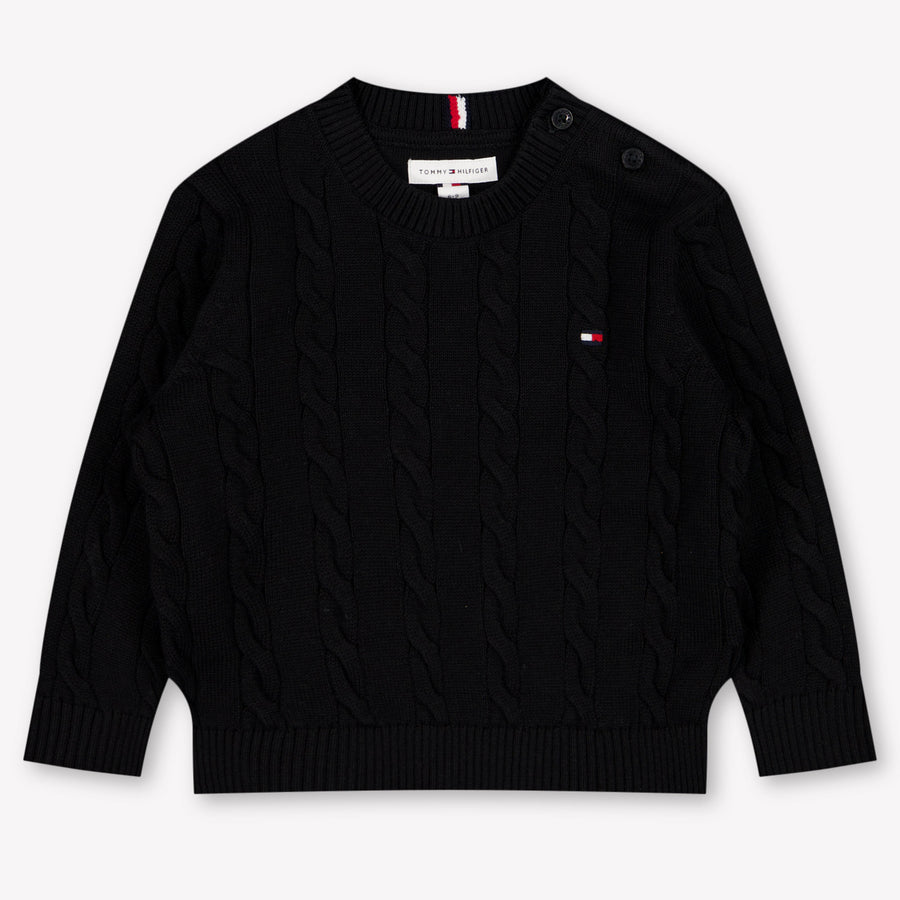 Tommy Hilfiger Baby Jongens Trui In Zwart