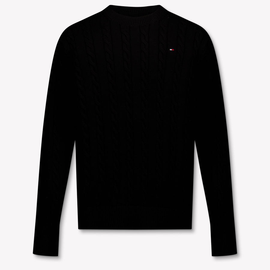 Tommy Hilfiger Kinder Jongens Trui In Zwart