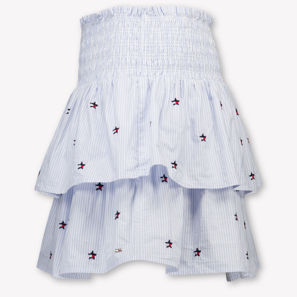 Tommy Hilfiger Kids Girls Skirt In Light Blue
