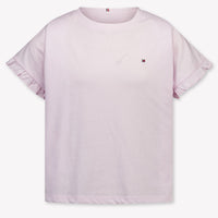 Tommy Hilfiger Kinder Meisjes T-Shirt In Licht Roze