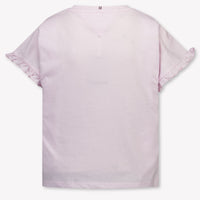 Tommy Hilfiger Kinder Meisjes T-Shirt In Licht Roze