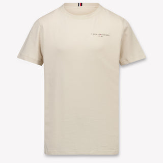 Tommy Hilfiger Kinder Unisex T-Shirt In Beige
